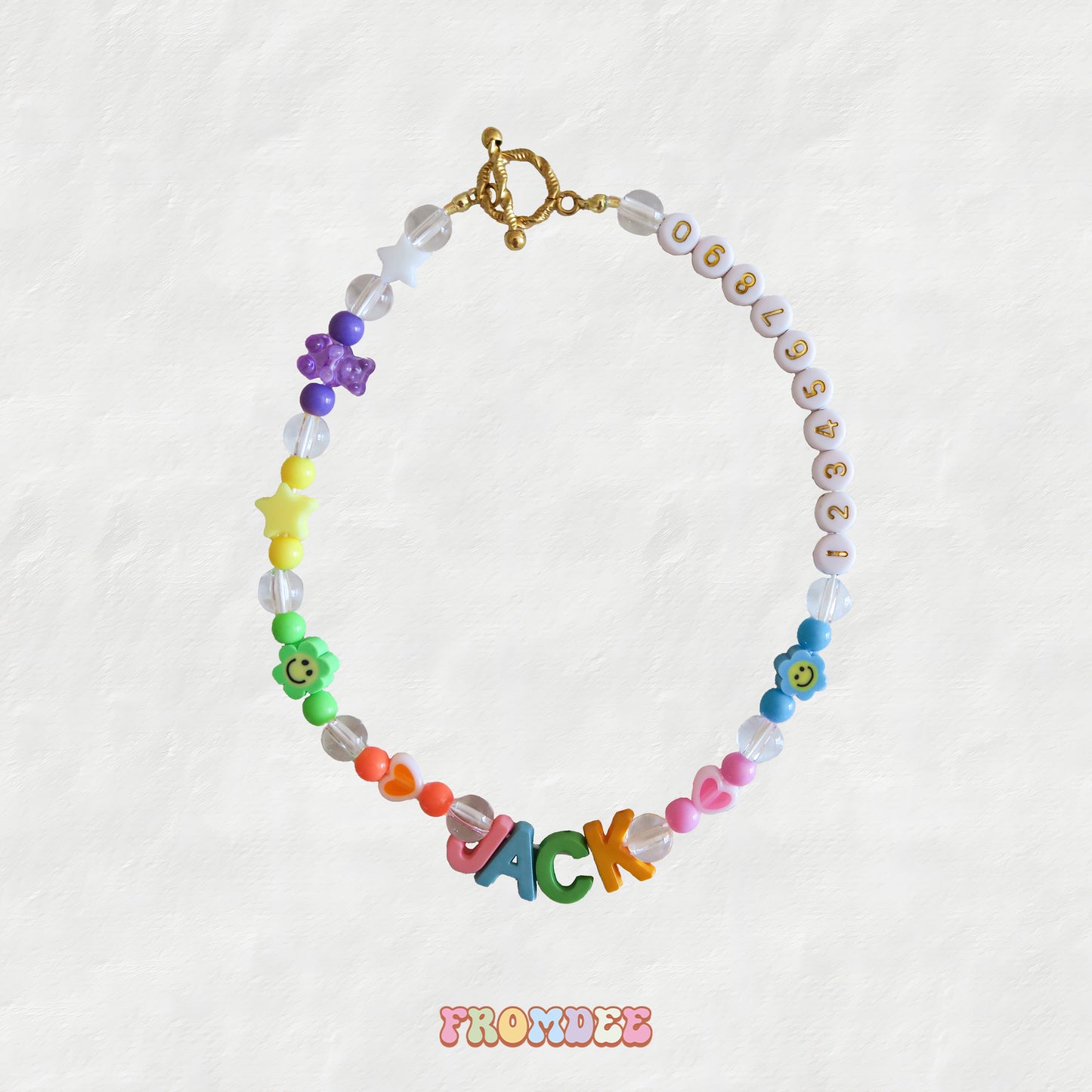 MIX BEADED NECKLACE COLLAR
