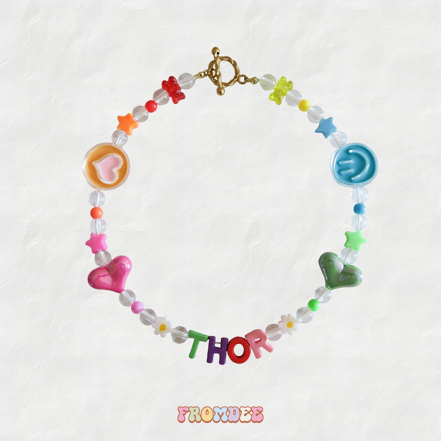 MIX BEADED NECKLACE COLLAR