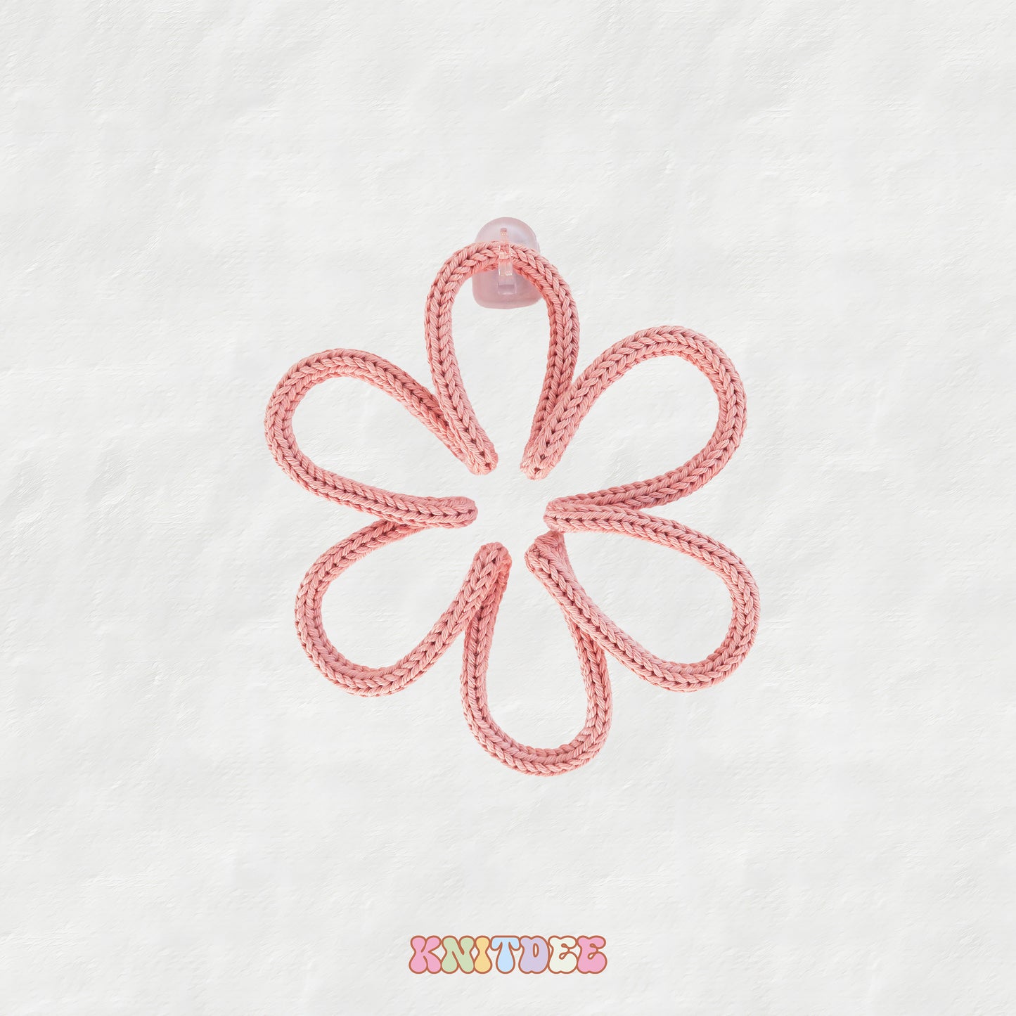 OUTLINE KNIT FLOWER