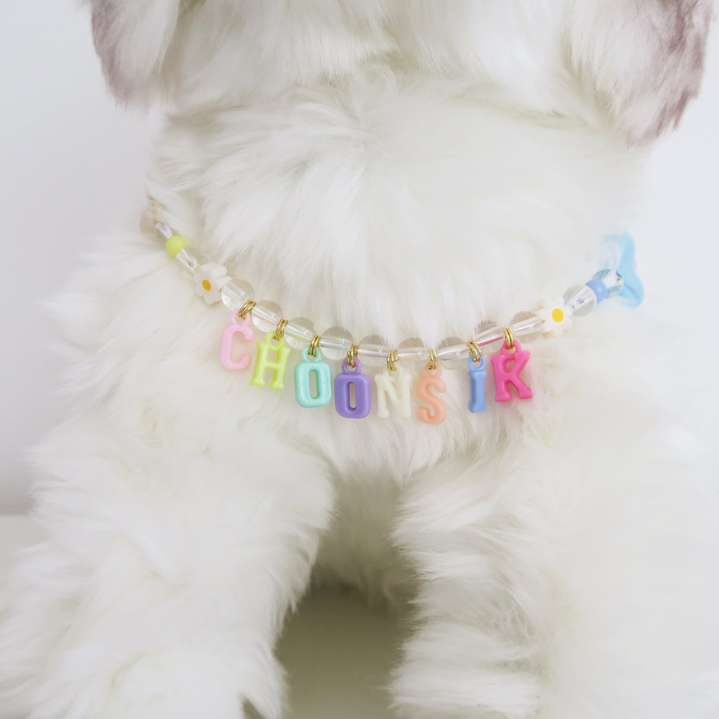 MIX ROUND BEADED NECKLACE COLLAR