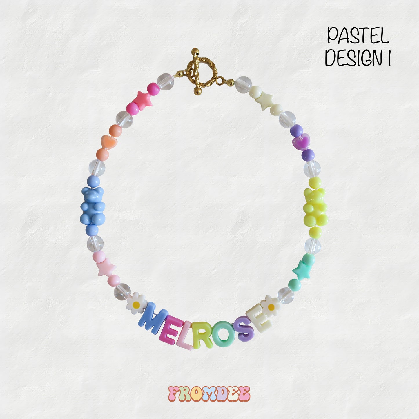 MIX BEADED NECKLACE COLLAR