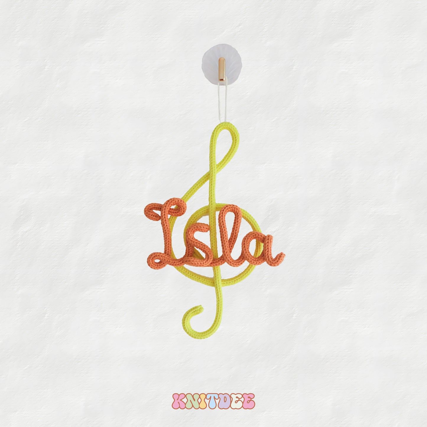 TREBLE CLEF NAME PERSONALISED