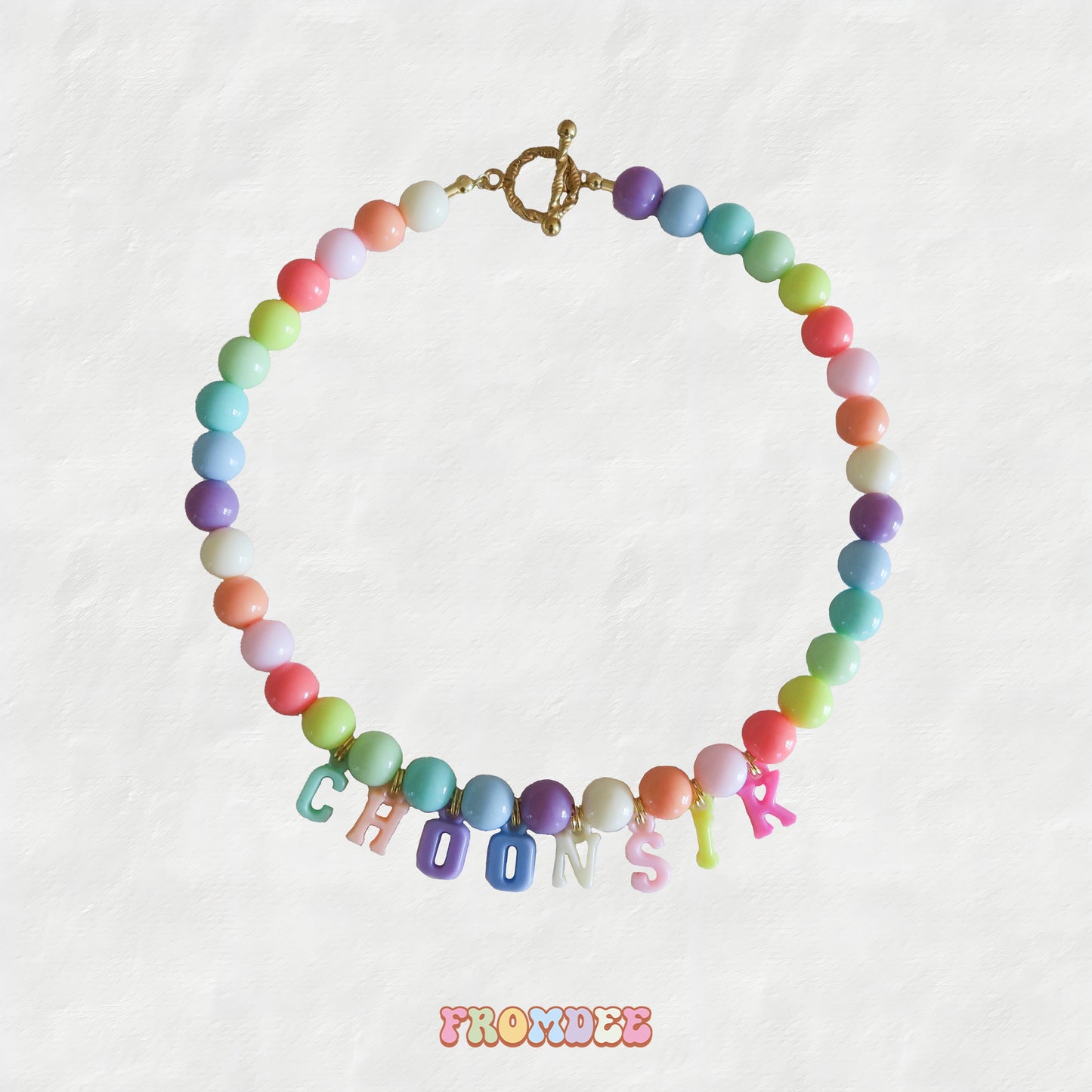 ROUND BEADED NECKLACE COLLAR