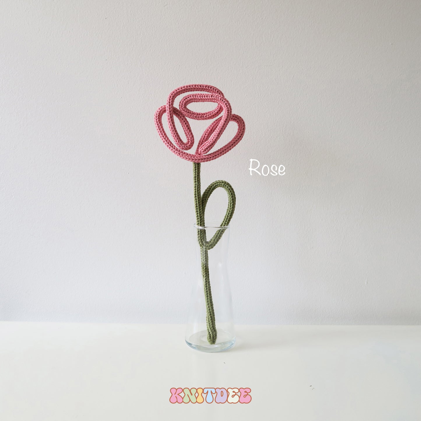 KNITTED FOREVER FLOWERS