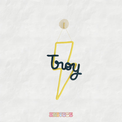 LIGHTNING BOLT NAME PERSONALISED