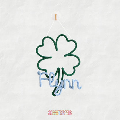 4 LEAF CLOVER NAME PERSONALISED