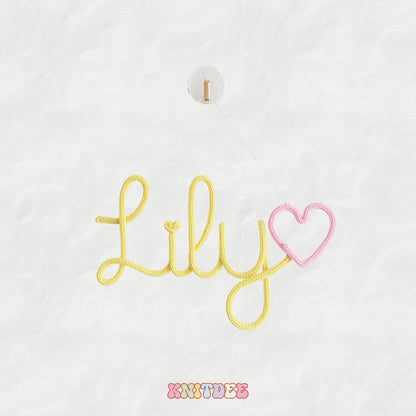 KNIT NAME PERSONALISED LARGE