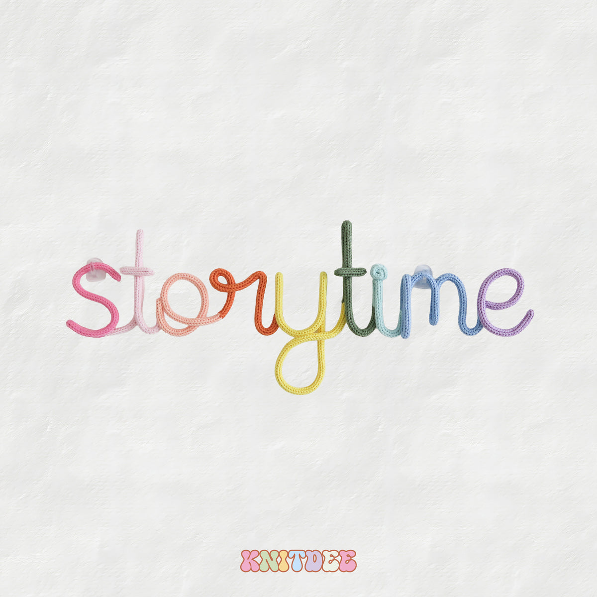 STORYTIME KNITTED WALL DECOR - RAINBOW